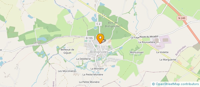 localisation de l'entreprise SCI 3 I C  BRETIGNOLLES