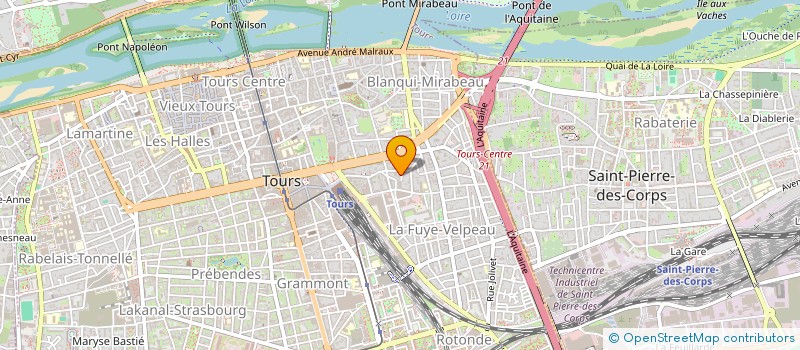 localisation de l'entreprise SCI 3 IMP PELLERAULT  TOURS