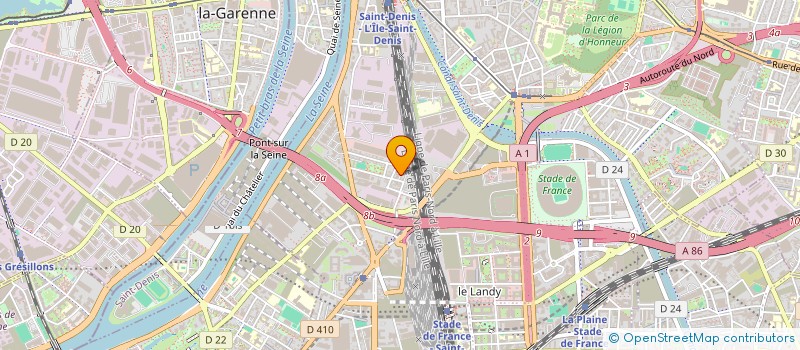 localisation de l'entreprise SCI 3 IMPASE DUVAL à SAINT-DENIS