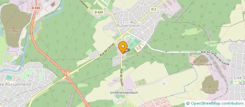 localisation de l'entreprise SCI 3 J  PULVERSHEIM