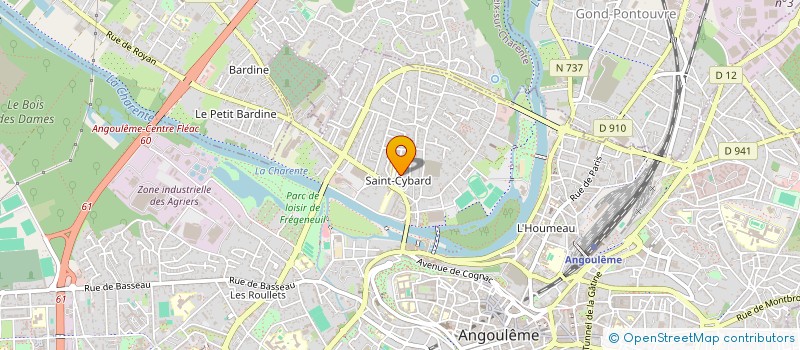 localisation de l'entreprise SCI 3 J à ANGOULEME