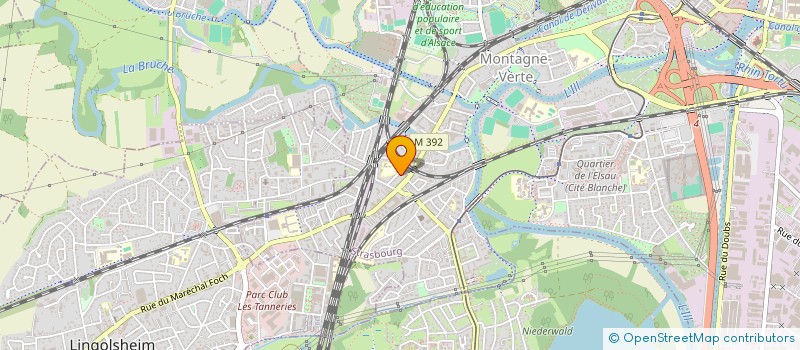 localisation de l'entreprise SCI 3 K  STRASBOURG