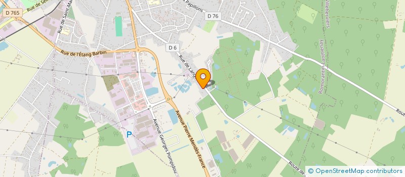 localisation de l'entreprise SCI 3 L  ROMORANTIN-LANTHENAY