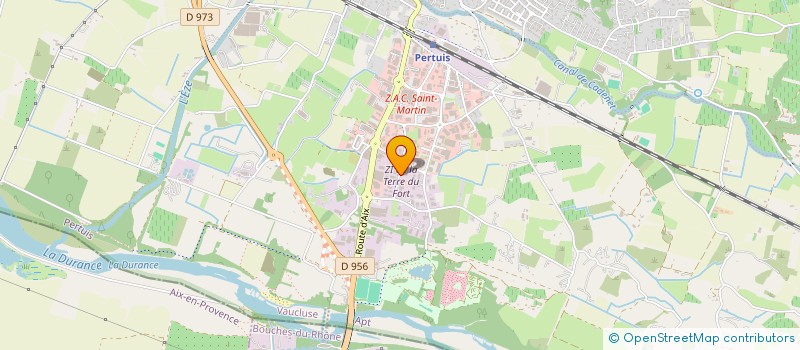 localisation de l'entreprise SCI 3 L  PERTUIS