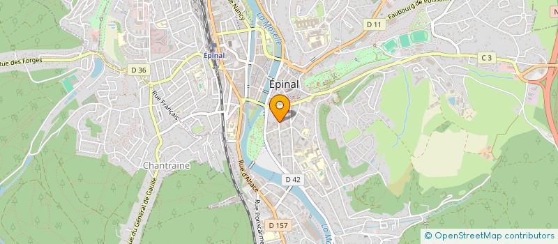 localisation de l'entreprise SCI 3 L à EPINAL