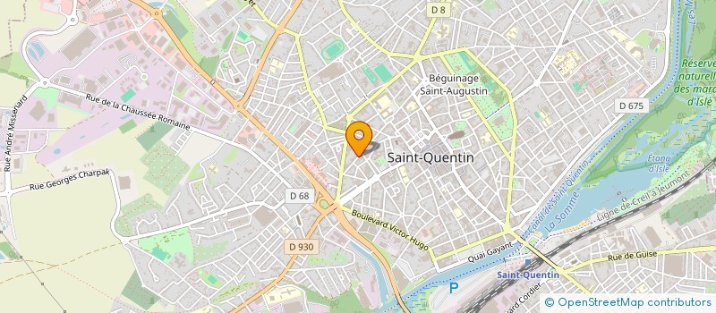 localisation de l'entreprise SCI 3 L IMMO à SAINT-QUENTIN