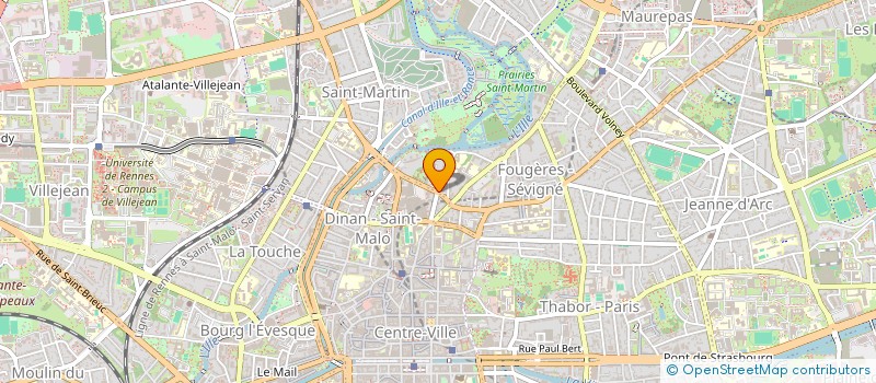 localisation de l'entreprise SCI 3 LB  RENNES