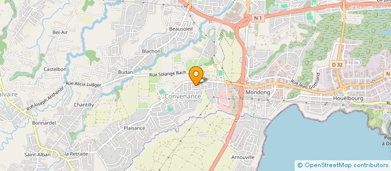 localisation de l'entreprise SCI 3 LMF à BAIE MAHAULT