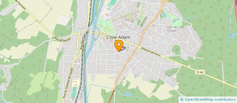 localisation de l'entreprise SCI 3 LN  L'ISLE-ADAM