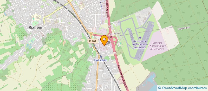 localisation de l'entreprise SCI 3 LYS  HABSHEIM