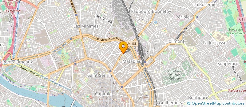 localisation de l'entreprise SCI 3 M à TOULOUSE