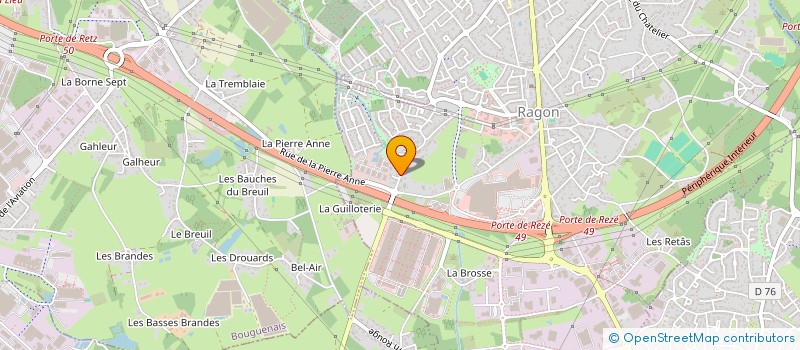 localisation de l'entreprise SCI 3 M  REZE