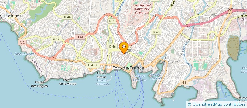 localisation de l'entreprise SCI 3 M à FORT-DE-FRANCE