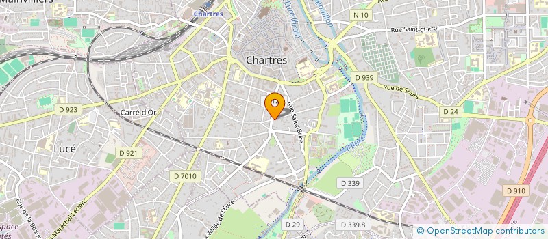 localisation de l'entreprise SCI 3 M RADIO à CHARTRES