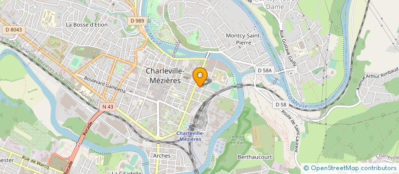 localisation de l'entreprise SCI 3 MA à CHARLEVILLE-MEZIERES