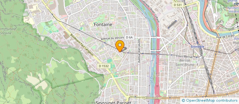 localisation de l'entreprise SCI 3 MASSIFS  FONTAINE