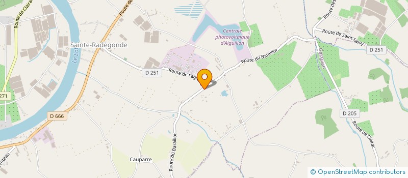 localisation de l'entreprise SCI 3 MATS  AIGUILLON