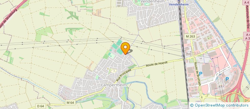 localisation de l'entreprise SCI 3 MC  LAMPERTHEIM