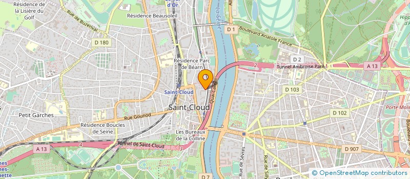 localisation de l'entreprise SCI 3 MD à SAINT-CLOUD