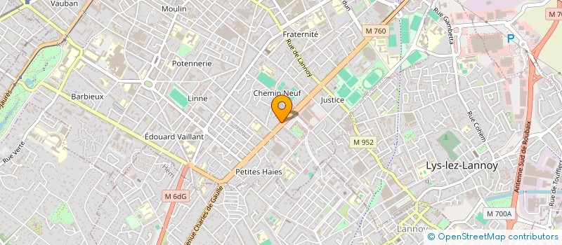 localisation de l'entreprise SCI 3 MEL  ROUBAIX