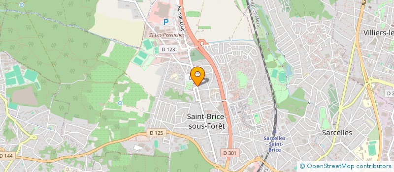 localisation de l'entreprise SCI 3 NHW à SAINT-BRICE-SOUS-FORET