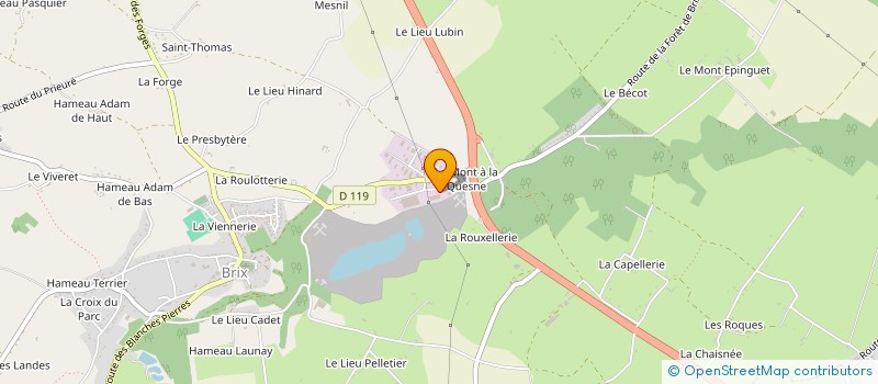 localisation de l'entreprise SCI  3 NUITS  BRIX