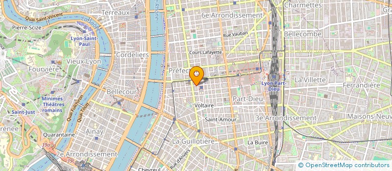 localisation de l'entreprise SCI 3.O  LYON