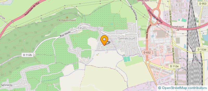 localisation de l'entreprise SCI 3 P  FEVES