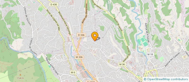 localisation de l'entreprise SCI 3 PALMIERS à CAGNES-SUR-MER