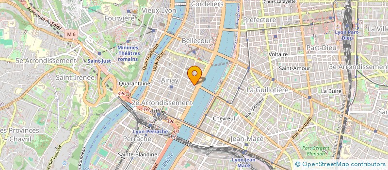 localisation de l'entreprise SCI 3 PASSAGE 2001  LYON