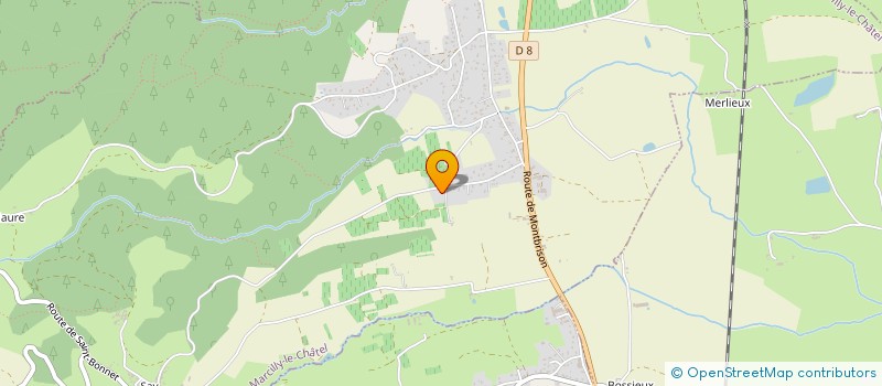 localisation de l'entreprise SCI 3 PLACE  MARCILLY-LE-CHATEL