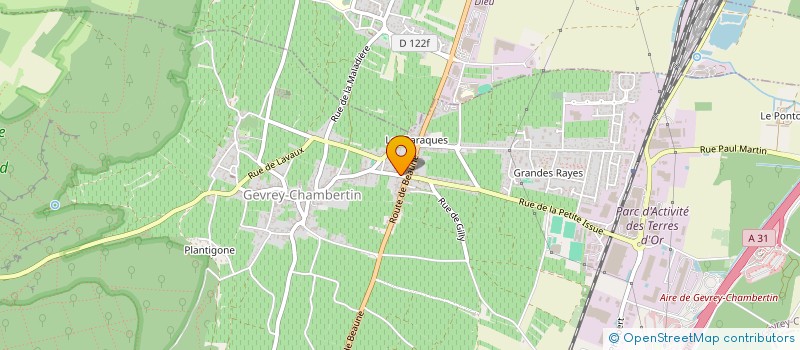 localisation de l'entreprise SCI 3 PLACE DE LA MAIRIE  GEVREY-CHAMBERTIN