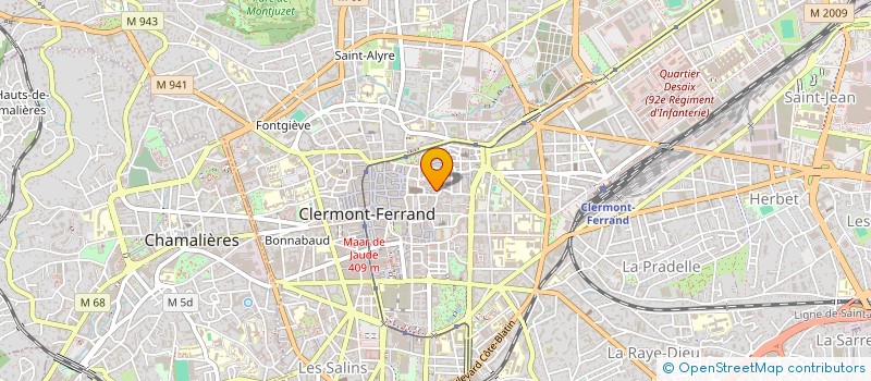 localisation de l'entreprise SCI 3 PLACE DU TERRAIL  CLERMONT-FERRAND