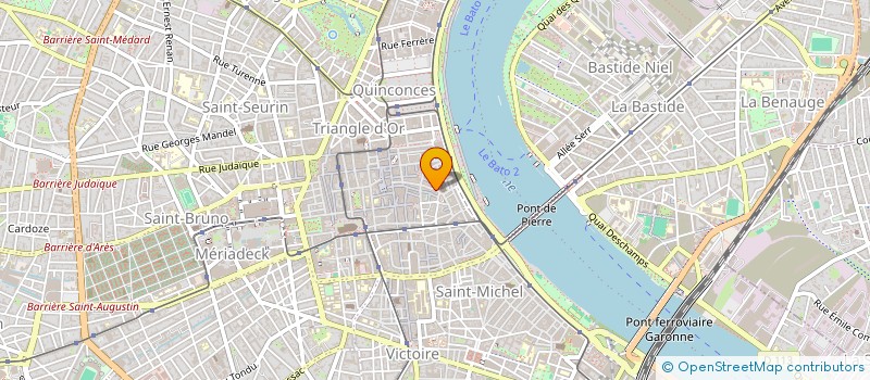 localisation de l'entreprise SCI 3 PLACE SAINT PIERRE  BORDEAUX