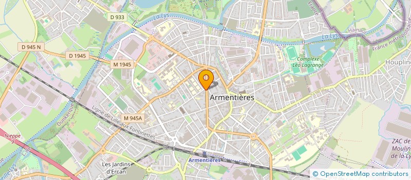 localisation de l'entreprise SCI 3 PLACE THIERS  ARMENTIERES