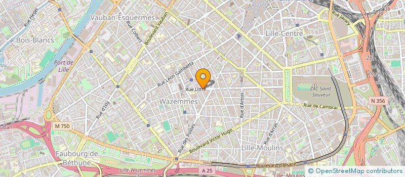 localisation de l'entreprise SCI 3 PLIS à LILLE