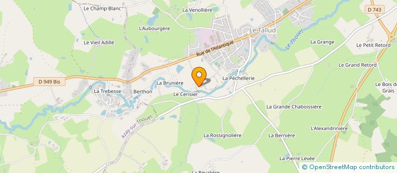 localisation de l'entreprise SCI 3 R  LA PEYRATTE