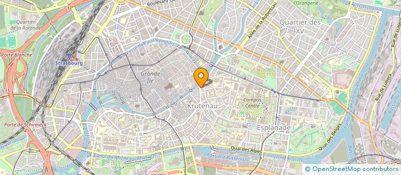 localisation de l'entreprise SCI 3 R DE ZURICH  STRASBOURG