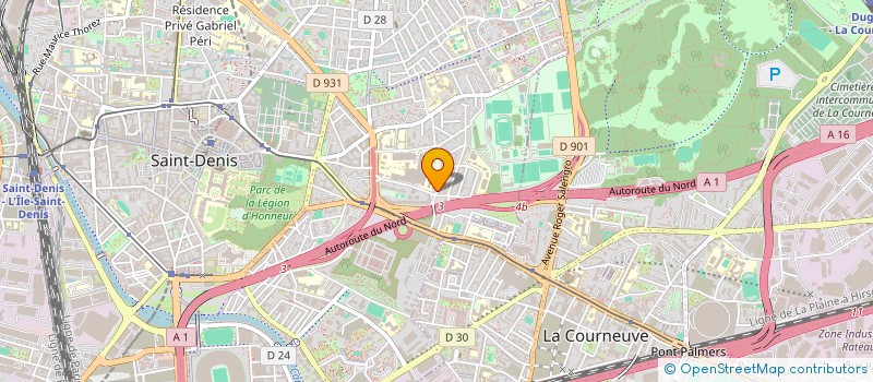 localisation de l'entreprise SCI 3 R VOLTAIRE  SAINT-DENIS