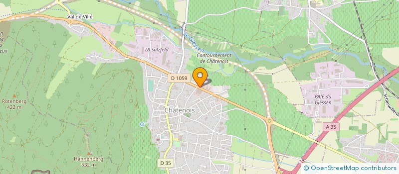 localisation de l'entreprise SCI 3 RTE DE SELESTAT  CHATENOIS