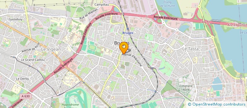 localisation de l'entreprise SCI 3 RUE CEREY  BRUGES