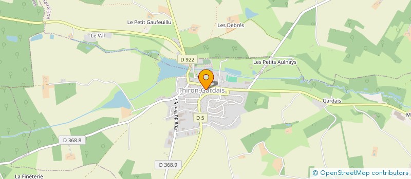 localisation de l'entreprise SCI 3 RUE DE LA BEAUSSIERE à THIRON-GARDAIS