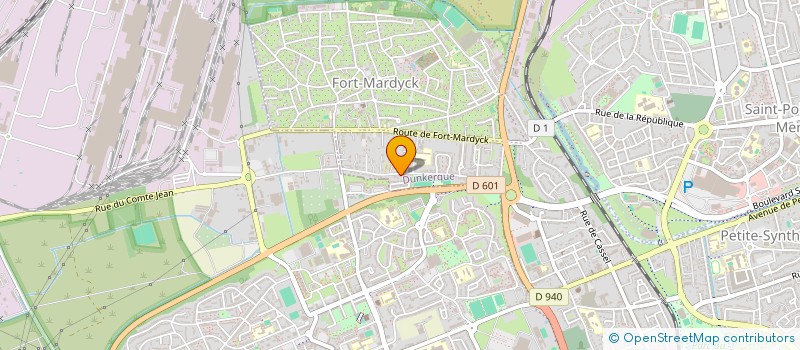 localisation de l'entreprise SCI 3 RUE DE LA DIGUE  DUNKERQUE