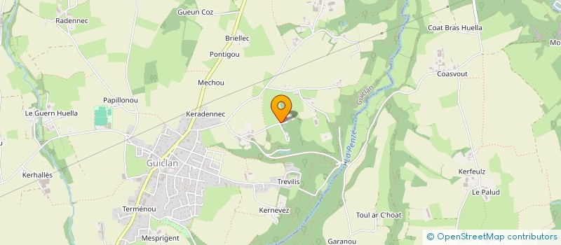 localisation de l'entreprise SCI 3 RUE DE LA TOUR D AUVERGNE  GUICLAN