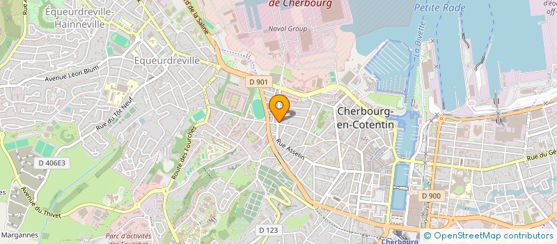 localisation de l'entreprise SCI 3 RUE DES BASTIONS à CHERBOURG-EN-COTENTIN