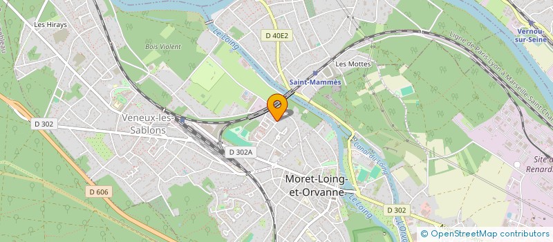 localisation de l'entreprise SCI 3 RUE DES BLONDINS  MORET-LOING-ET-ORVANNE