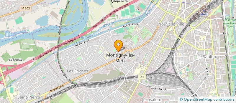 localisation de l'entreprise SCI 3 RUE DES JARDINS SOUS LA FONTAINE à MONTIGNY-LES-METZ