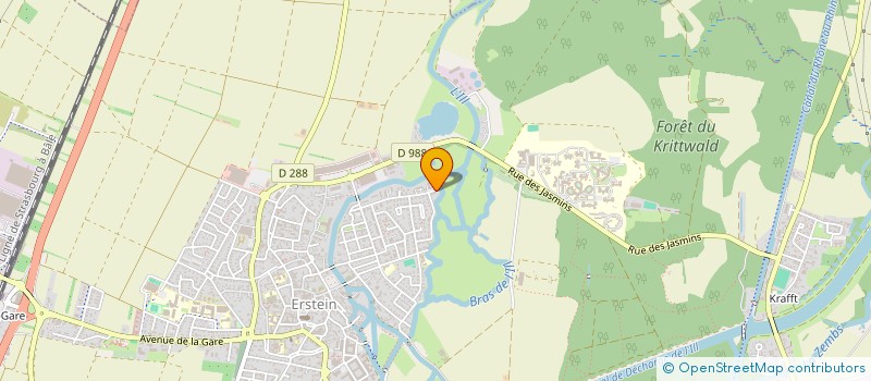 localisation de l'entreprise SCI 3 RUE DES LYS  ERSTEIN