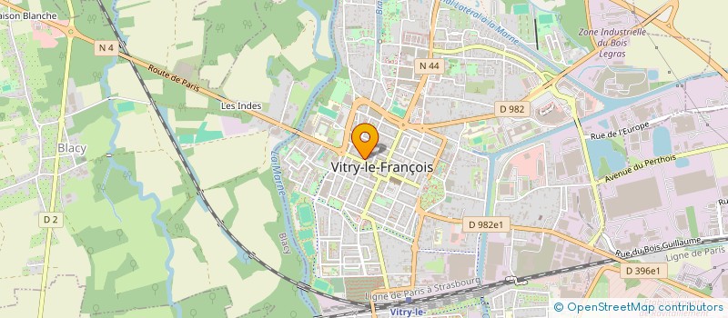 localisation de l'entreprise SCI 3 RUE DES SOEURS à VITRY-LE-FRANCOIS