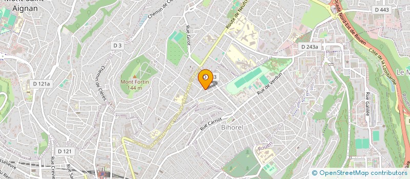 localisation de l'entreprise SCI 3 RUE DU BAC  BIHOREL